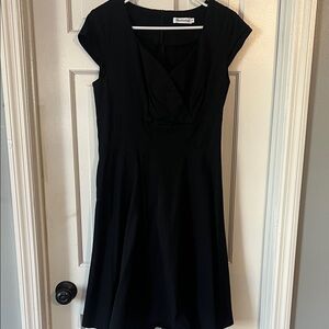 Elegant Black Midi Dress